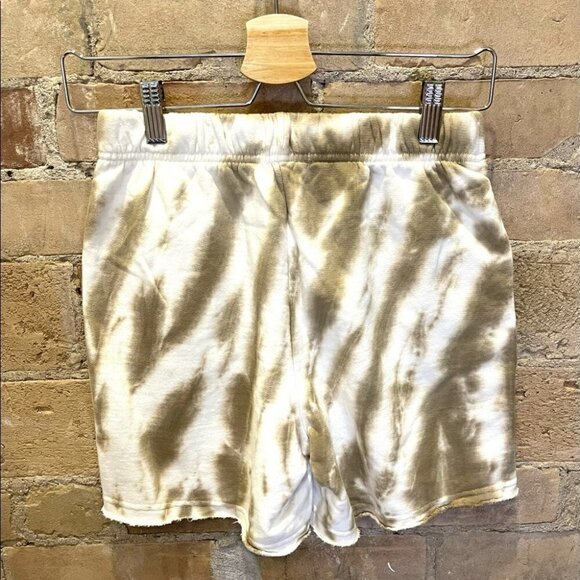 Good American Boyfriend Sweatshort Putty Tie Dye001 Sz 0 - Picture 3 of 6